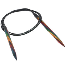 Lana Grossa Ago circolare da maglia design-legno Multicolor mis, 6,0/100cm