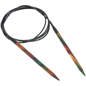 Lana Grossa Ago circolare da maglia design-legno Multicolor mis, 5,5/120cm