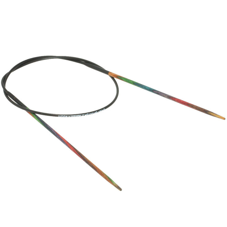 Lana Grossa Ago circolare da maglia design-legno Multicolor mis, 2,0/40cm