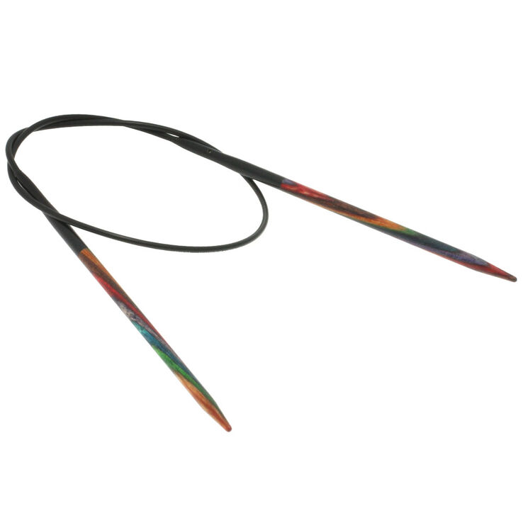 Lana Grossa Ago circolare da maglia design-legno Color mis, 3,0/40cm