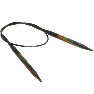 Lana Grossa Ago circolare da maglia design-legno Multicolor mis, 5,5/40cm