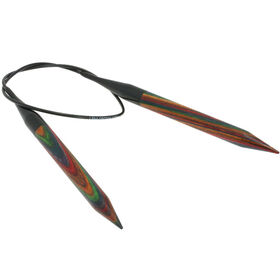 Lana Grossa Ago circolare da maglia design-legno Color mis,12,0/60cm