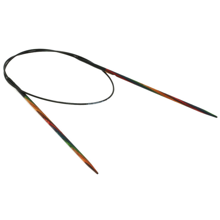 Lana Grossa Ago circolare da maglia design-legno Multicolor mis, 3,0/60cm