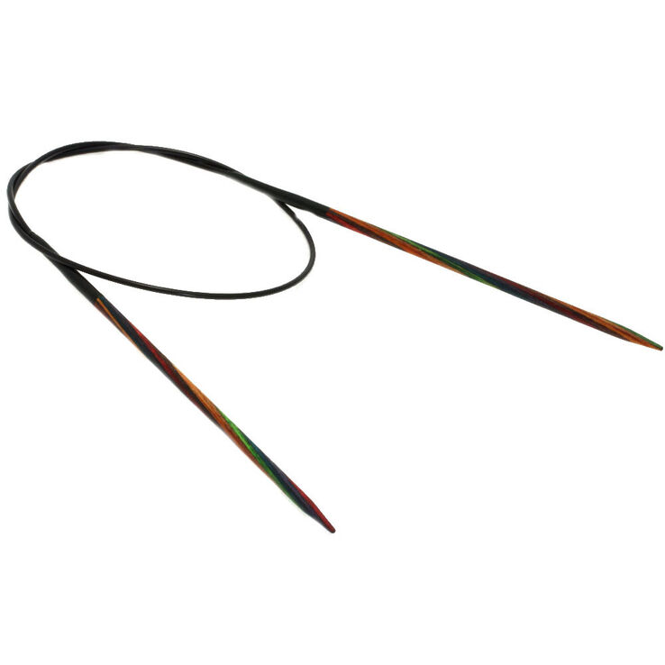 Lana Grossa Ago circolare da maglia design-legno Color mis, 3,5/60cm