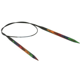 Lana Grossa Ago circolare da maglia design-legno Color mis, 6,5/60cm