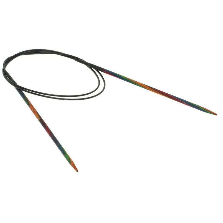 Lana Grossa Ago circolare da maglia design-legno Color mis, 3,25/80cm