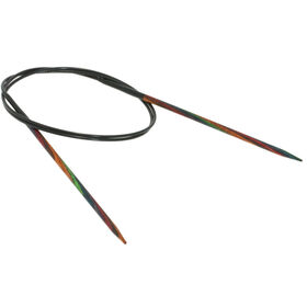 Lana Grossa Ago circolare da maglia design-legno Multicolor mis, 3,75/80cm