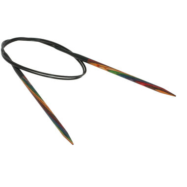 Lana Grossa Ago circolare da maglia design-legno Multicolor mis, 5,0/80cm