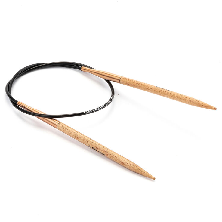 Lana Grossa Ago circolare da maglia faggio (Tanja Steinbach Edition) mis, 4,0/40cm