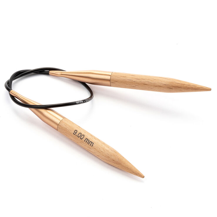 Lana Grossa Ago circolare da maglia faggio (Tanja Steinbach Edition) mis, 9,0/40cm