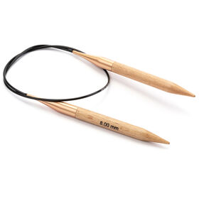 Lana Grossa Ago circolare da maglia faggio (Tanja Steinbach Edition) mis, 8,0/50cm