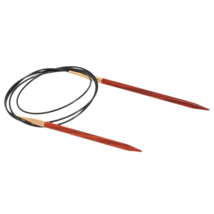 Lana Grossa Ago circolare da maglia design-legno Signal mis, 5,0/100cm