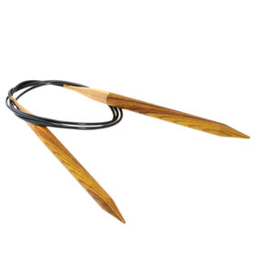 Lana Grossa Ago circolare da maglia design-legno Signal mis, 9,0/100cm