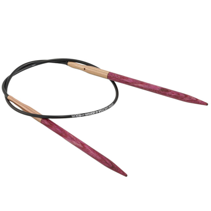 Lana Grossa Ago circolare da maglia design-legno Signal mis, 4,0/40cm