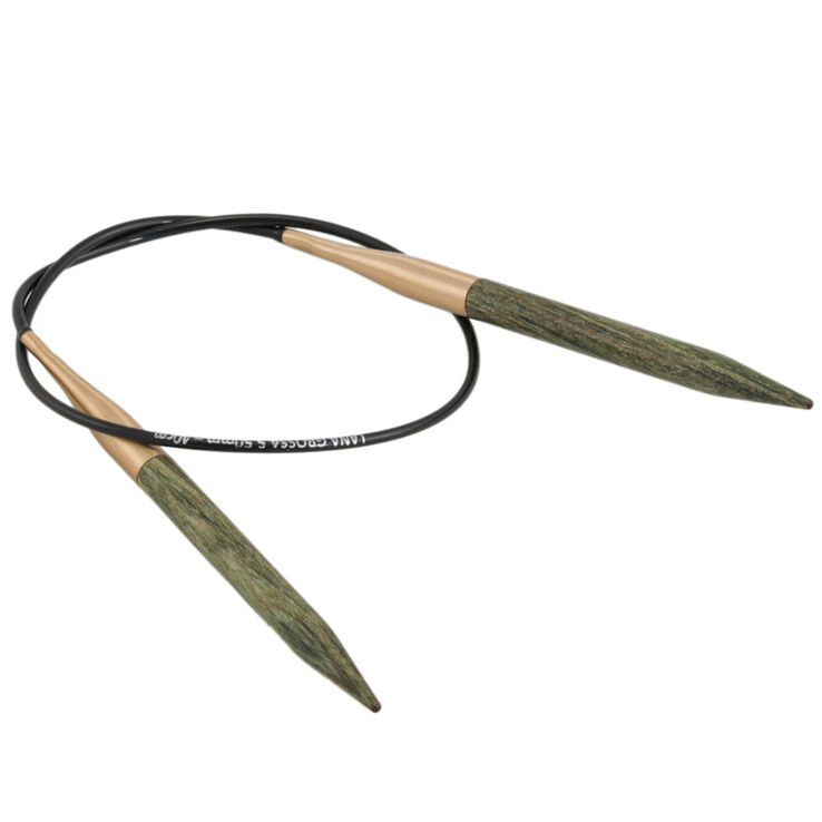 Lana Grossa Ago circolare da maglia design-legno Signal mis, 5,5/40cm
