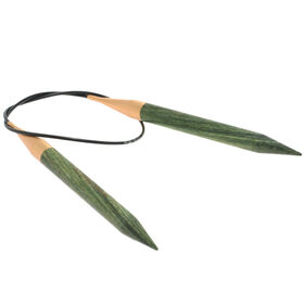 Lana Grossa Ago circolare da maglia design-legno Signal mis,12,0/60cm