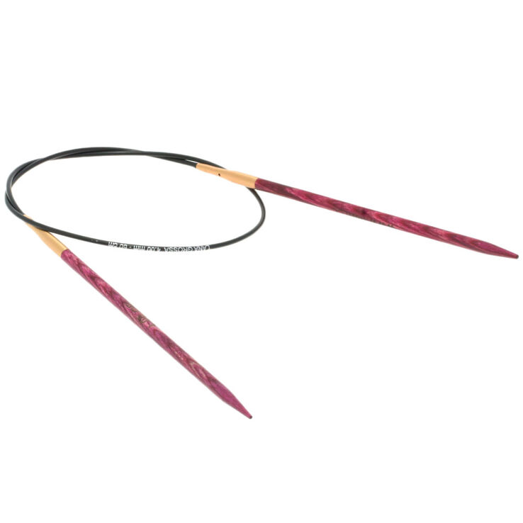 Lana Grossa Ago circolare da maglia design-legno Signal mis, 4,0/60cm