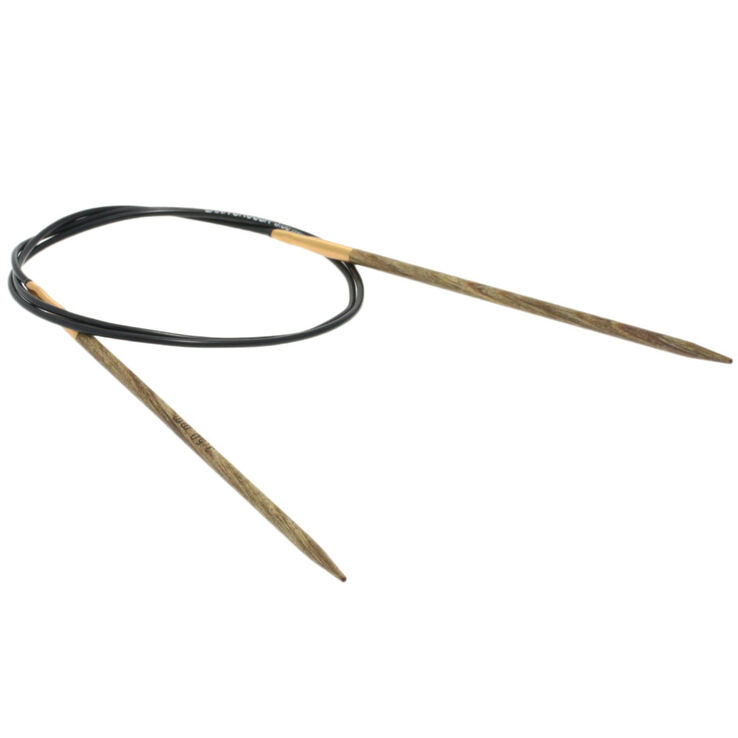 Lana Grossa Ago circolare da maglia design-legno Signal mis, 3,5/80cm