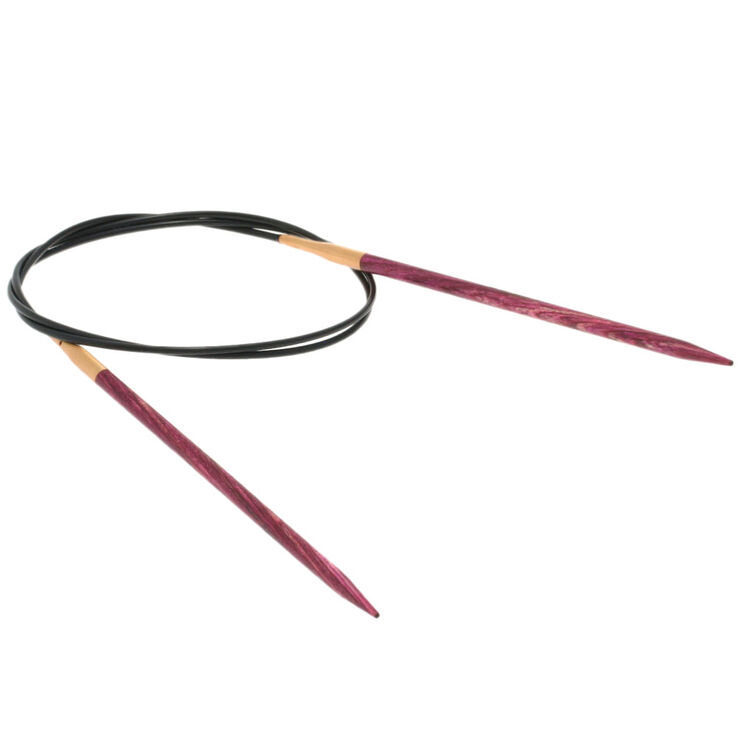 Lana Grossa Ago circolare da maglia design-legno Signal mis, 4,0/80cm
