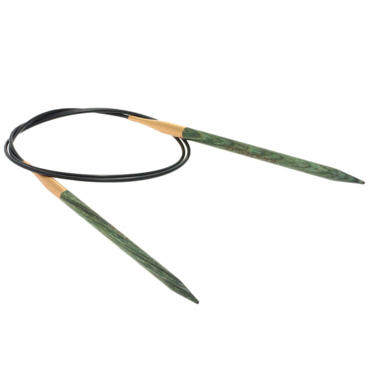 Lana Grossa Ago circolare da maglia design-legno Signal mis, 5,5/80cm