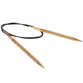 Lana Grossa Ago circolare da maglia design-legno Signal mis, 6,0/80cm