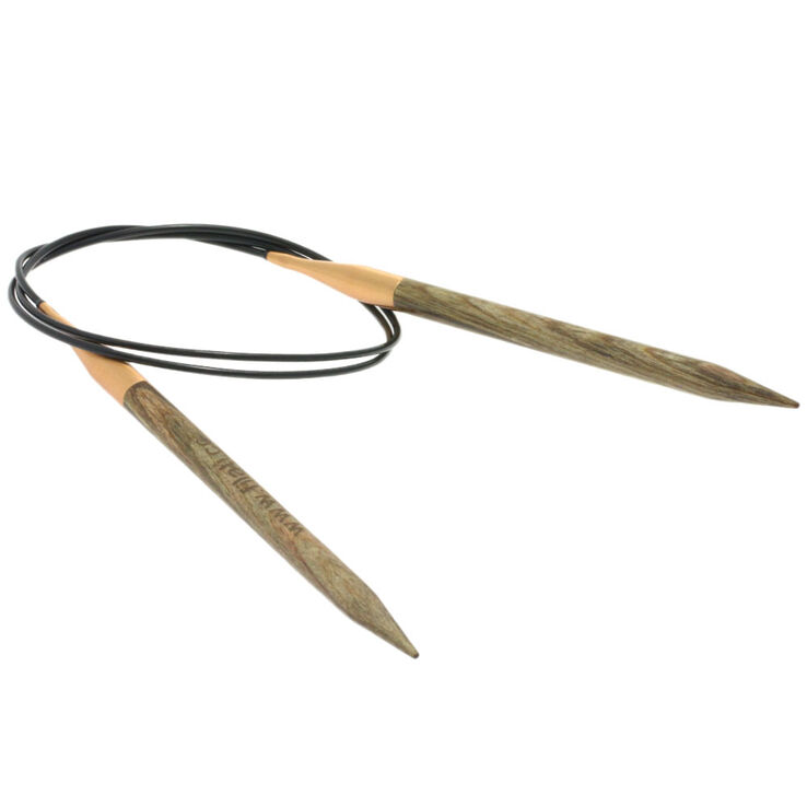 Lana Grossa Ago circolare da maglia design-legno Signal mis, 7,0/80cm