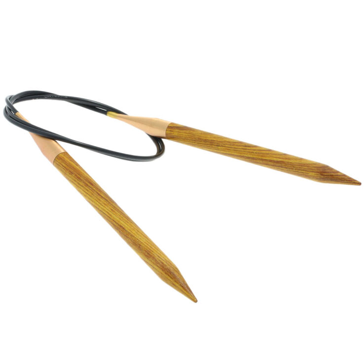 Lana Grossa Ago circolare da maglia design-legno Signal mis, 9,0/80cm