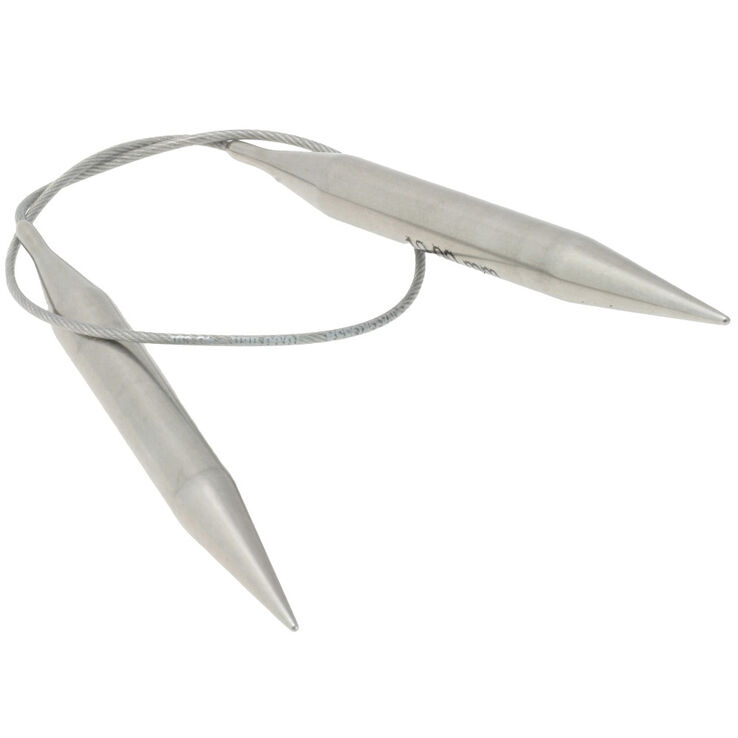 Lana Grossa Ago circolare da maglia acciaio inossidabile mis, 10,0/40cm