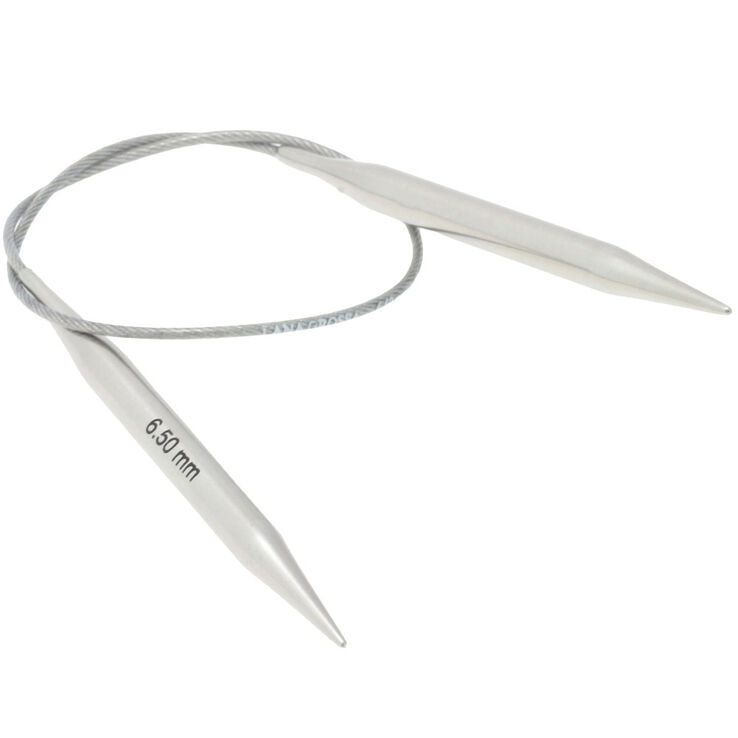 Lana Grossa Ago circolare da maglia acciaio inossidabile mis, 6,5/40cm