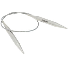 Lana Grossa Ago circolare da maglia acciaio inossidabile mis, 7,0/40cm