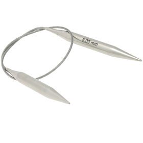 Lana Grossa Ago circolare da maglia acciaio inossidabile mis, 8,0/40cm