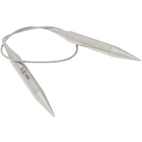 Lana Grossa Ago circolare da maglia acciaio inossidabile mis, 9,0/40cm