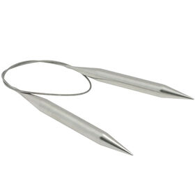 Lana Grossa Ago circolare da maglia acciaio inossidabile mis, 12,0/60cm