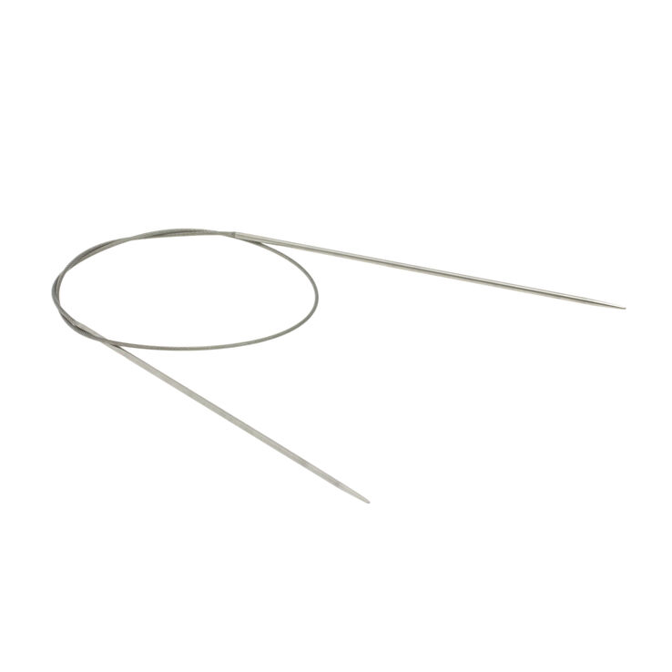 Lana Grossa Ago circolare da maglia acciaio inossidabile mis, 2,5/60cm