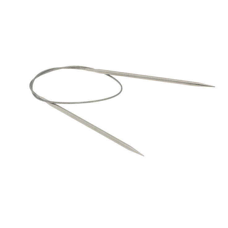 Lana Grossa Ago circolare da maglia acciaio inossidabile mis, 4,5/60cm