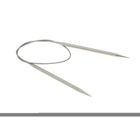 Lana Grossa Ago circolare da maglia acciaio inossidabile mis, 5,0/60cm