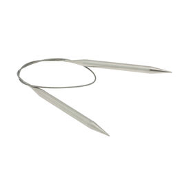 Lana Grossa Ago circolare da maglia acciaio inossidabile mis, 8,0/60cm