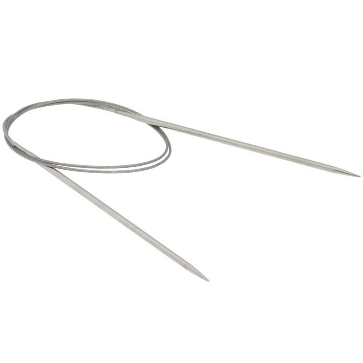 Lana Grossa Ago circolare da maglia acciaio inossidabile mis, 3,5/80cm