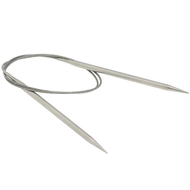 Lana Grossa Ago circolare da maglia acciaio inossidabile mis, 5,5/80cm