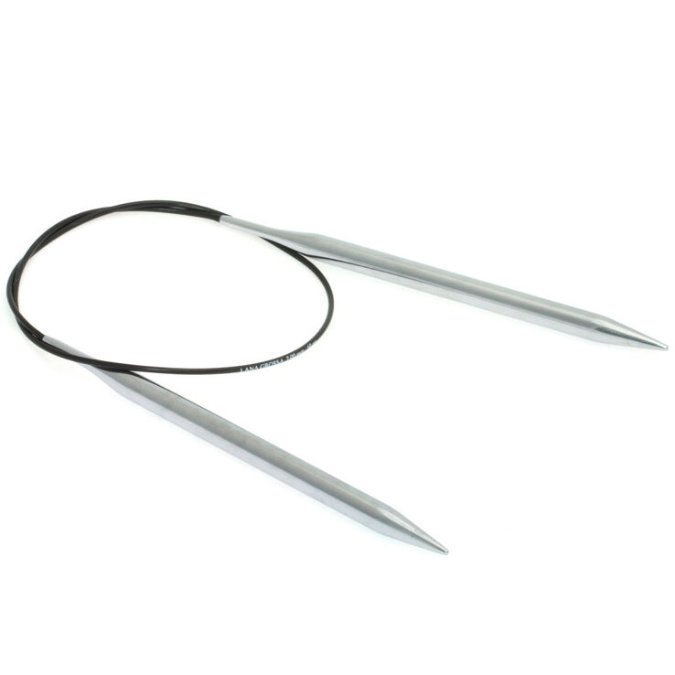 Lana Grossa Ago circolare da maglia ottone mis, 7,0/60cm