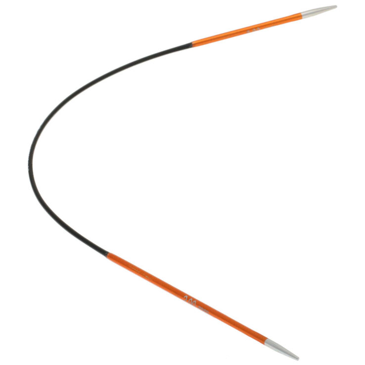 Lana Grossa Ago circolare Aluminio Rainbow mis, 2,0/25cm
