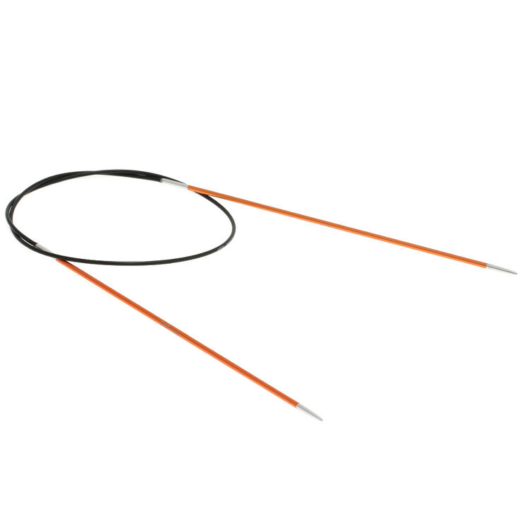 Lana Grossa Ago circolare da maglia alluminio Rainbow mis, 2,0/60cm