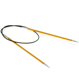 Lana Grossa Ago circolare da maglia alluminio Rainbow mis, 3,5/40cm