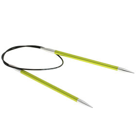 Lana Grossa Ago circolare da maglia alluminio Rainbow mis, 5,5/40cm