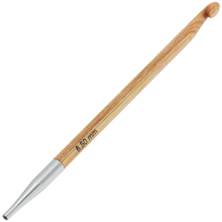 Lana Grossa Ago uncinetto tunisino design-legno mis, 6,5