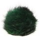 Pompon pelliccia Volpe Bicolor | 307-verde/nero
