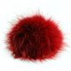 Pompon pelliccia Volpe | 07-rosso