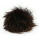 Pompon pelliccia Volpe | 10-marrone