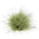 Pompon arte pelliccia Mini | 658-verde kiwi/nero