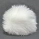 Pompon arte pelliccia Short Cut | 551-bianco